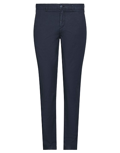 BROOKSFIELD Chinos Blu notte 87% Cotone, 11% Lino, 2% Elastan