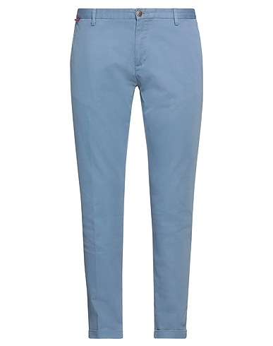 AT.P.CO Casual pants Light blue 98% Cotton, 2% Elastane