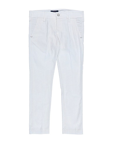 ENTRE AMIS Casual trouser White 61% Cotton, 34% Viscose, 3% Elastane, 2% Polyester