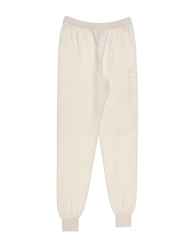 BALMAIN Pantalone Avorio 70% Lana, 20% Seta, 10% Cachemire