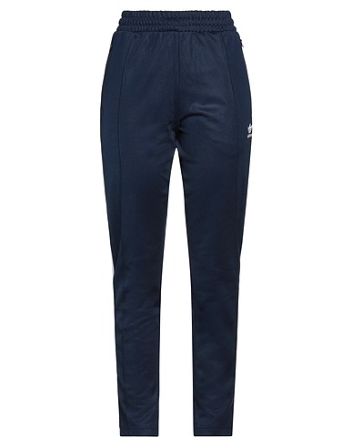 ADIDAS ORIGINALS Casual trouser Navy blue 52% Cotton, 48% Recycled polyester