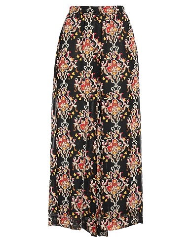 SUOLI Casual trouser Black 100% Viscose