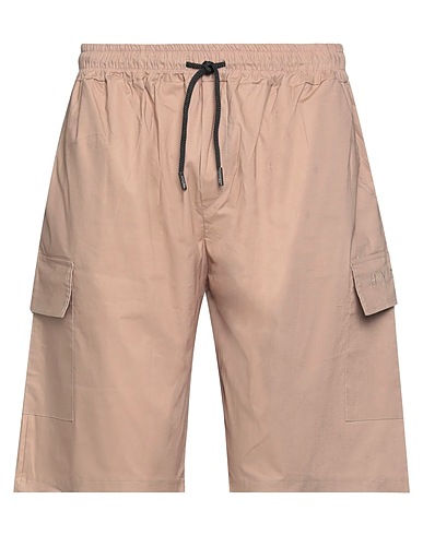 HYDRA CLOTHING Shorts & Bermuda Light brown 100% Cotton