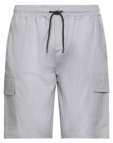 HYDRA CLOTHING Shorts & Bermuda Grey 100% Cotton