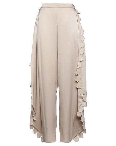 STELLA McCARTNEY Casual trouser Beige 61% Viscose, 39% Acetate, Polyester