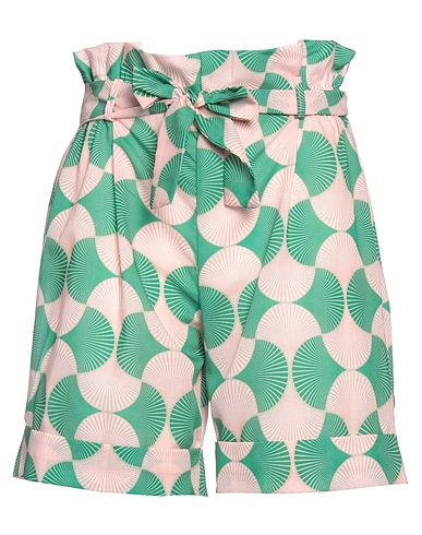 DODICI22 Shorts & Bermuda Green 100% Polyester
