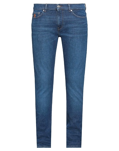 TRUSSARDI Denim trousers Blue 99% Cotton, 1% Elastane