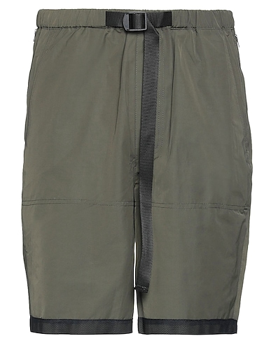 ROBERTO COLLINA Shorts & Bermuda Military green 55% Polyester, 45% Cotton