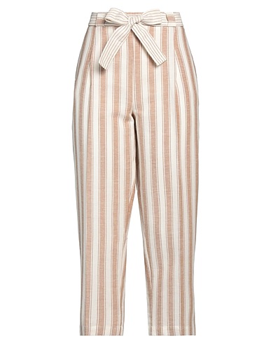 LFDL LA FABBRICA DEL LINO Hosen Hellbraun 58% Leinen, 42% Baumwolle