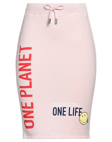 DSQUARED2 Mini skirt Light pink 100% Cotton, Elastane
