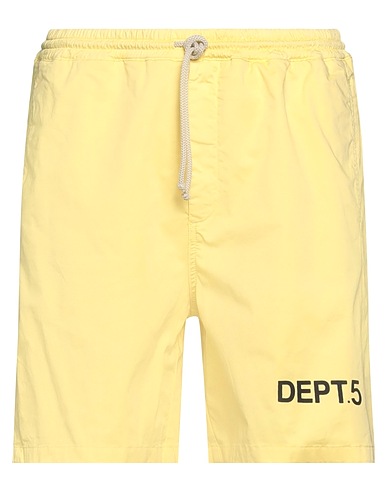 DEPARTMENT 5 Shorts & Bermuda Pastel yellow 97% Cotton, 3% Elastane
