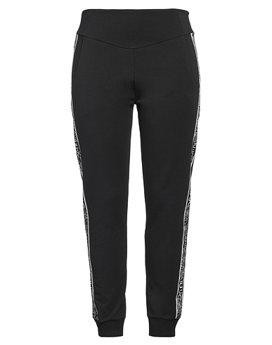 LIU •JO Casual pants Black 95% Cotton, 5% Elastane