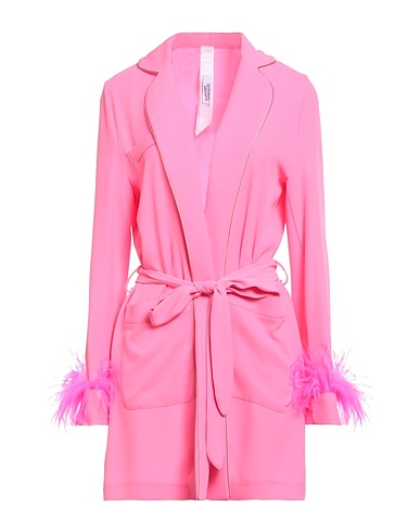 COLOUR MARKET® Full-length jacket Pink 95% Polyester, 5% Elastane
