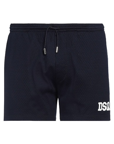 DSQUARED2 Shorts & Bermuda Midnight blue 100% Cotton