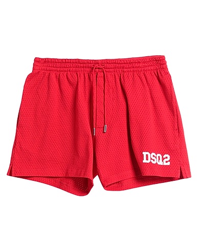 DSQUARED2 Shorts & Bermuda Rosso 100% Cotone