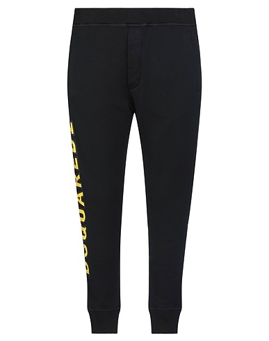 DSQUARED2 Casual trouser Black 100% Cotton, Elastane