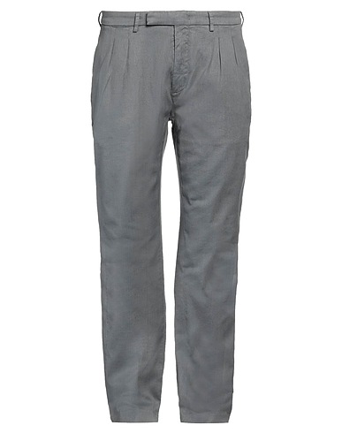 PENCE Casual pants Grey 73% Cotton, 26% Linen, 1% Elastane
