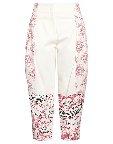 STELLA McCARTNEY Casual pants White 100% Cotton, Polyester