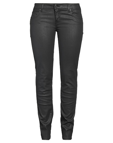 JACOB COHЁN Denim trousers Black 74% Cotton, 24% Polyamide, 2% Elastane