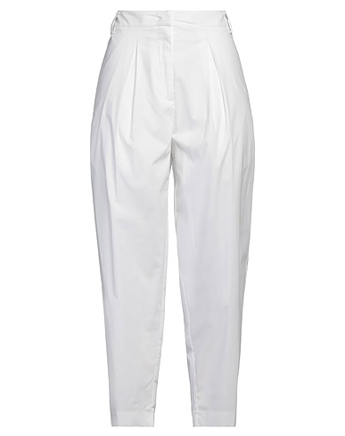 NUDE Casual trouser White 100% Cotton