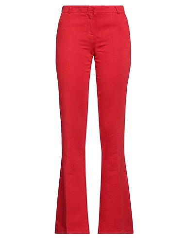 DRUMOHR Pantalone Rosso 68% Cotone, 32% Lino