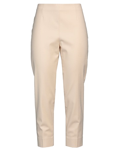 PESERICO Casual pants Beige 60% Cotton, 36% Viscose, 4% Elastane
