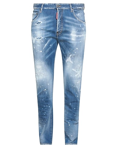 DSQUARED2 Denim trousers Blue 92% Cotton, 6% Elastomultiester, 2% Elastane, Cellulose