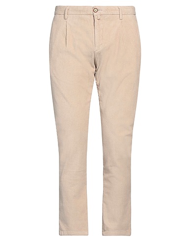 TELA COTTON Casual pants Light grey 98% Cotton, 2% Elastane