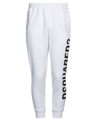 DSQUARED2 Pantalone Bianco 100% Cotone