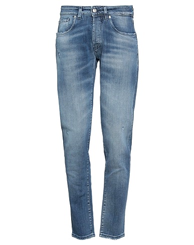 TELA COTTON Denim trousers Blue 98% Cotton, 2% Elastane