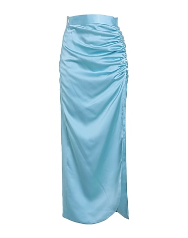 NINEMINUTES Gonna lunga Celeste 97% Poliestere, 3% Elastan