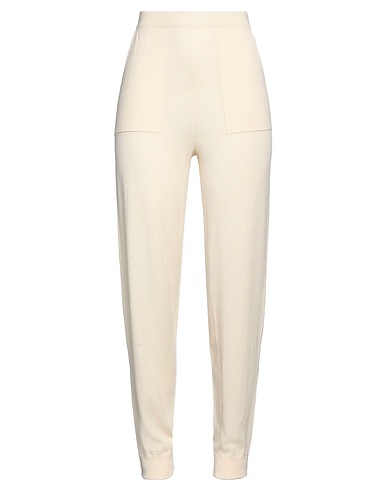 ROBERTO COLLINA Casual pants Ivory 90% Viscose, 10% Polyester