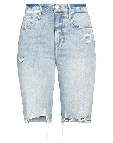 FRAME Denim shorts Blue 85% Cotton, 15% Recycled cotton