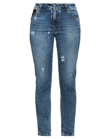 JOHN RICHMOND Denim trousers Blue 98% Cotton, 2% Elastane