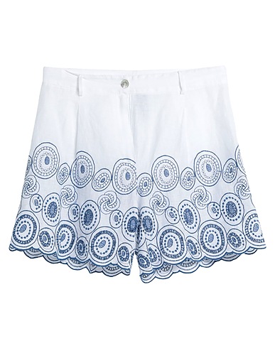 LFDL LA FABBRICA DEL LINO Shorts & Bermuda Blu 100% Lino