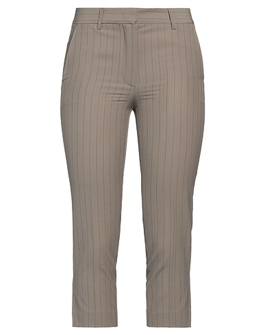 GRIFONI Pantalon Gris taupe 53% Polyester, 44% Laine vierge, 3% Élasthanne