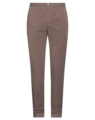 INCOTEX Casual pants Khaki 97% Cotton, 3% Elastane