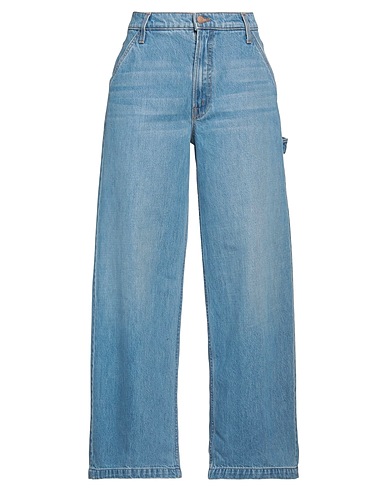 MOTHER Denim trousers Blue 100% Cotton