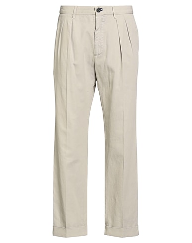 INCOTEX Casual trouser Light grey 77% Cotton, 23% Linen