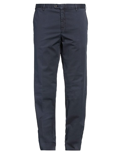 FEDELI Casual pants Midnight blue 97% Cotton, 3% Lycra®