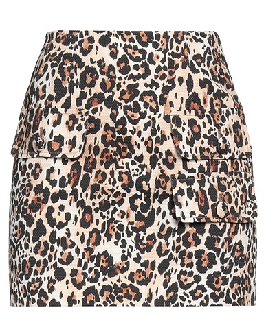 BLUMARINE Mini skirt Black 98% Cotton, 2% Elastane, Polyester