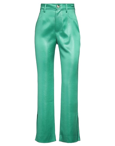 NANUSHKA Casual trouser Emerald green 87% Triacetate, 13% Polyester