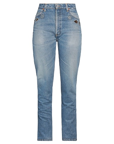 RE/DONE with LEVI'S Denim trousers Blue 100% Cotton