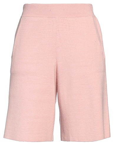 LE VOLIÈRE Shorts & Bermuda Pink 40% Viscose, 30% Polyester, 30% Wool