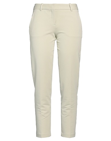 CIRCOLO 1901 Casual trouser Light green 93% Cotton, 7% Lycra®