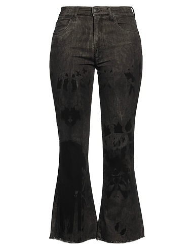 (+) PEOPLE Denim trousers Charcoal 90% Cotton, 8% Elastomultiester, 2% Elastane