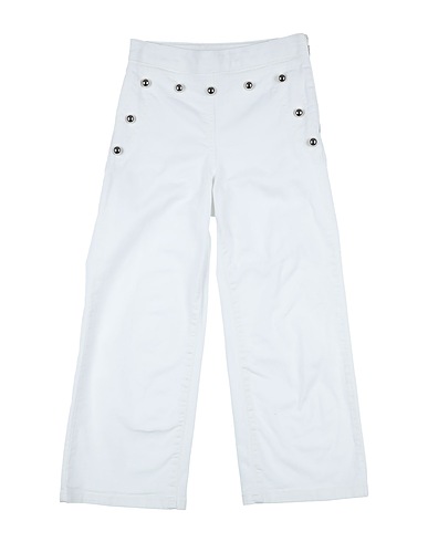 TWINSET Denim pants White 97% Cotton, 3% Elastane