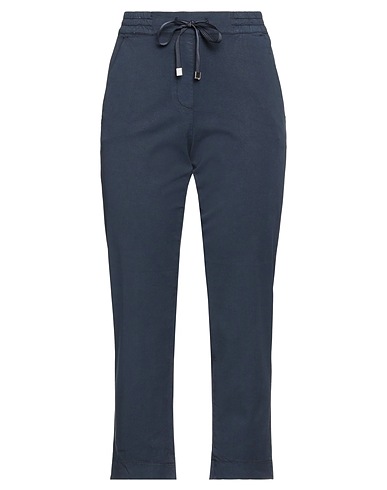 RE_HASH Casual trouser Navy blue 65% Lyocell, 32% Cotton, 3% Elastane