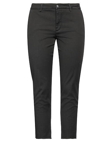 RE_HASH Casual trouser Black 97% Cotton, 3% Elastane