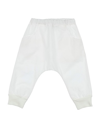 1 + IN THE FAMILY Casual trouser White 100% Cotton